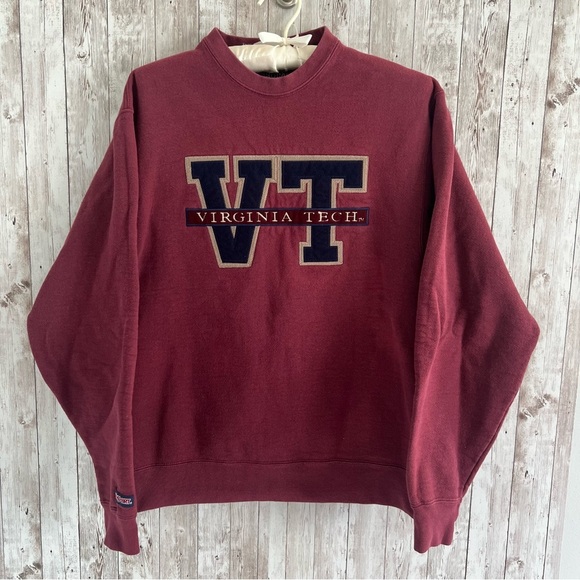 Other - Vintage Virginia Tech Sweatshirt Grandfather Dad Style Grandpa Small